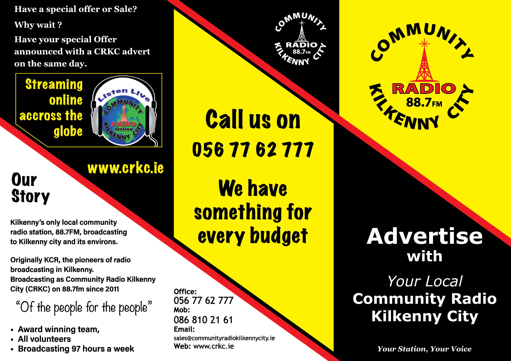 Advertise with YOUR Community Radio Station